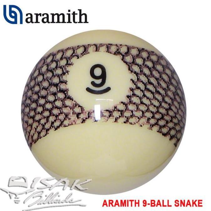 Sale Aramith Snake 9-Ball - Bola Biliar 9 Motif Ular - Billiard Pool Bilyar