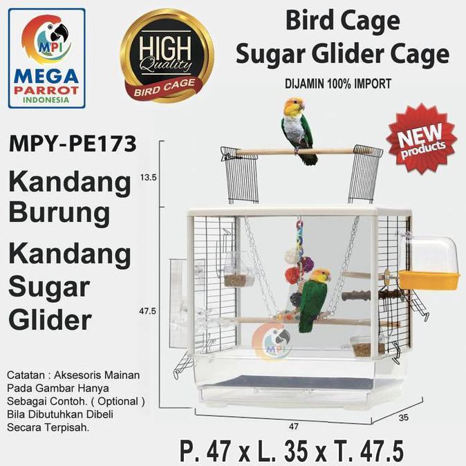 Kandang / Sangkar Burung Atau Sugar Glider Ukuran Kecil Mpy-Pe173