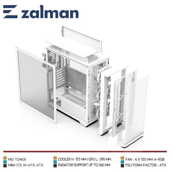Murah Zalman Z10 Duo - Atx Mid Tower Gaming Case