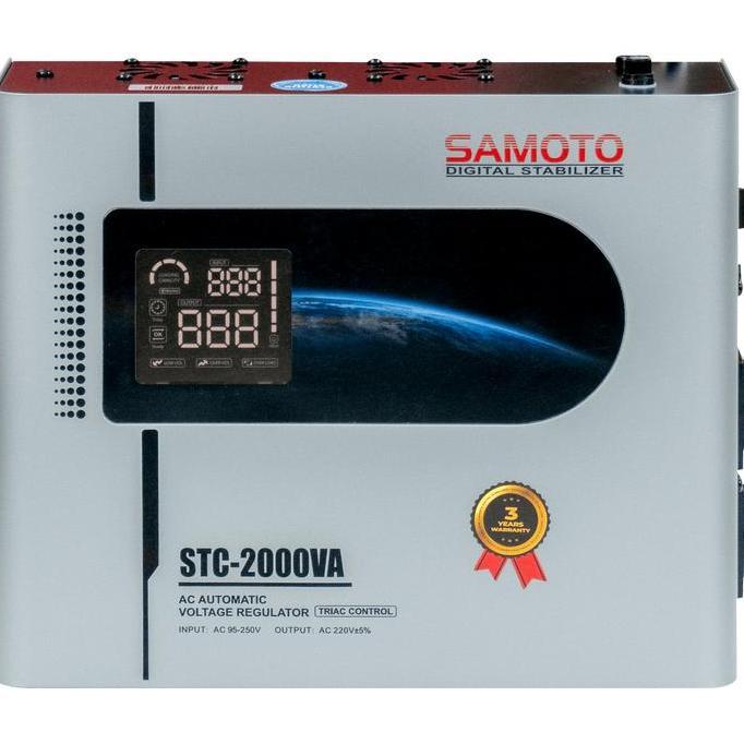 Sale Samoto Stc2000Va - Stabilizer Triac Control Series Samoto 2000Va Single Phase