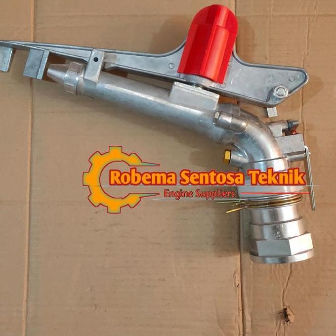 Sprinkler Big Gun 1.5 Inch Pertanian Dn 50 Stainless | Radius 30 Meter