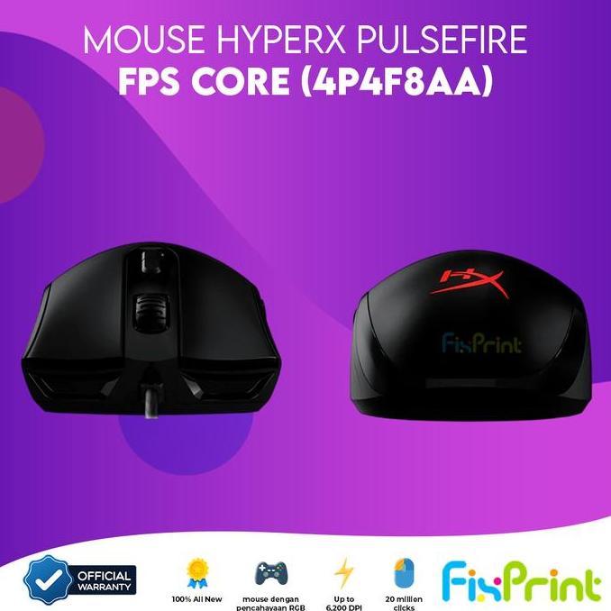 Mouse HyperX Pulsefire FPS Core Gaming Mouse Wired RBG (4P4F8AA)