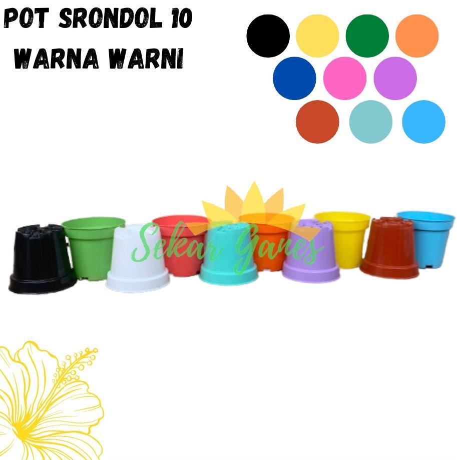 Promo Cod Paketan Lusinan Pot 10 Hitam Putih Pink Hijau Orange Biru Kuning Warna Warni Isi 12 Pcs Te
