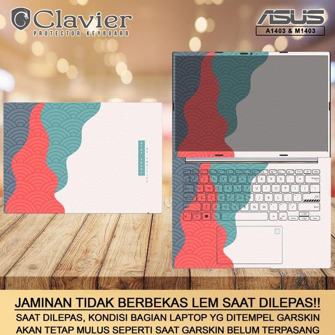 Cover Garskin Laptop Asus VivoBook 14X A1403 A1403Z A1403ZA Transparan