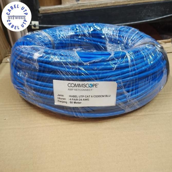 Commscope Amp Kabel UTP Cat.6 4Pair 24Awg Original Commscope @50 Meter