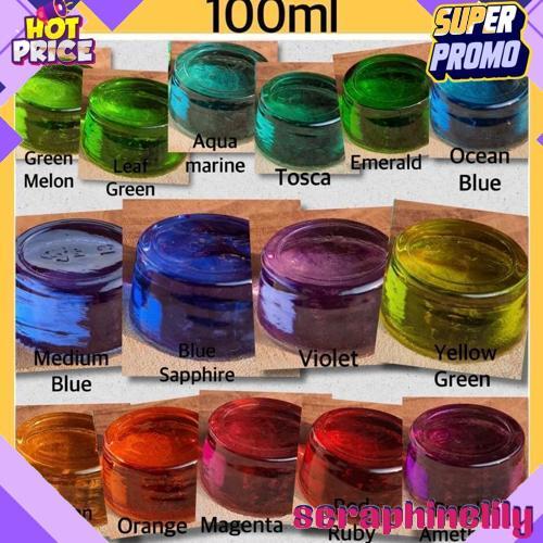 Super Sale 100Ml Pewarna Resin Transparant Bening / Pigment Epoxy Polyester Resin / Liquid Dye