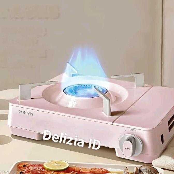 Kompor Gas Dr Hows / Portable Stove Dr.Hows / Kompor Aesthetic Child Lock