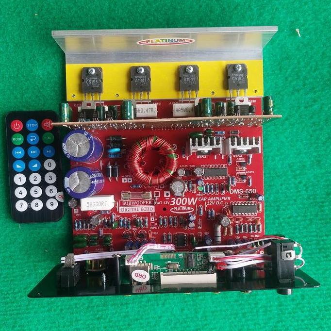 Murah Dms 650 Mp3 Bluetooth Power Amplifier Mobil Stereo 300W Accu 12V Dc Ampli Accu 12V Mobil Car S