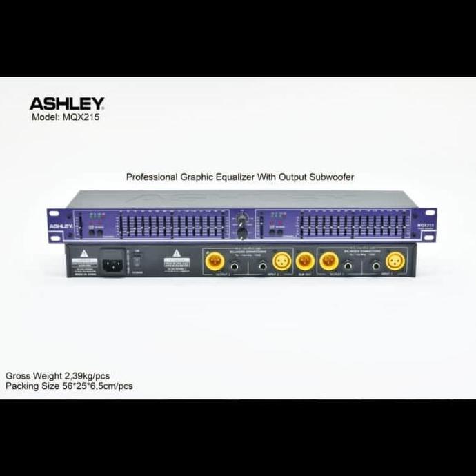 Equaliser Ashley MQX215 original ashley MQX 215