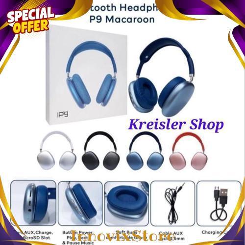 Premium P9 Headset Bluetooth P9 Macaron Headset Classy Headset Wireless