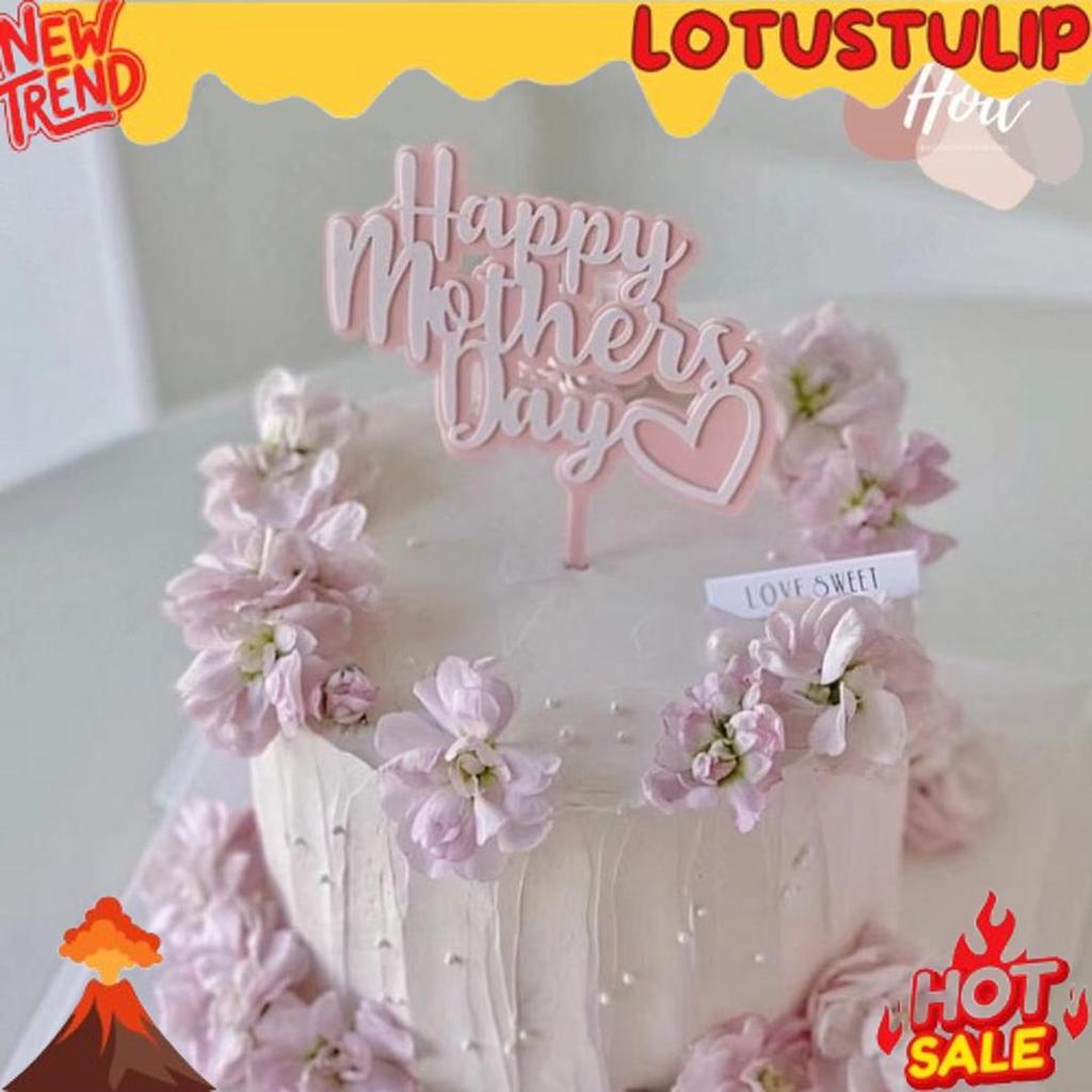 Murah Topper Happy Mother'S Day Hiasan Kue Hari Ibu Mother Day Untuk Mama Ibu Mom