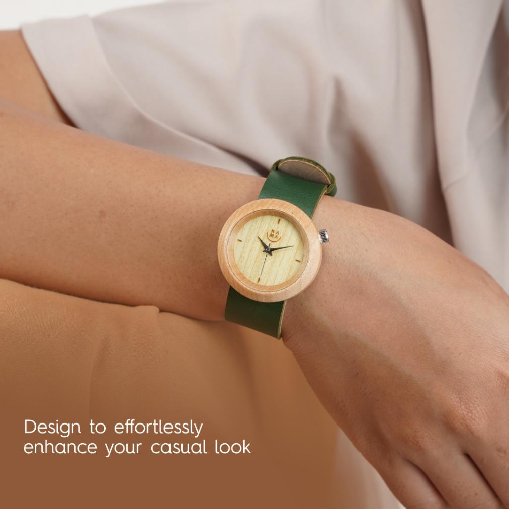 Kama Watch Jam Tangan Kayu Maple Unisex Jam Tangan