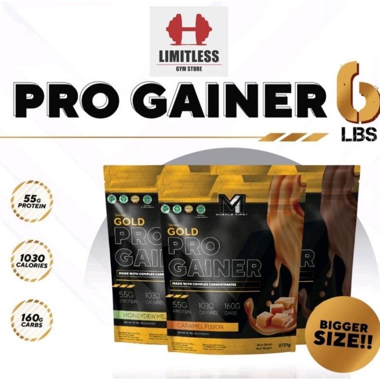 Musclefirst Gold Pro Gainer 6 Lbs Susu Gym Menaikkan Berat Badan Original