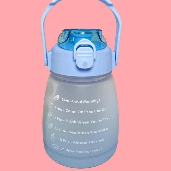 Botol Minum Viral 1 liter botol sultan Botol kekinian real pict -, 1,3 liter