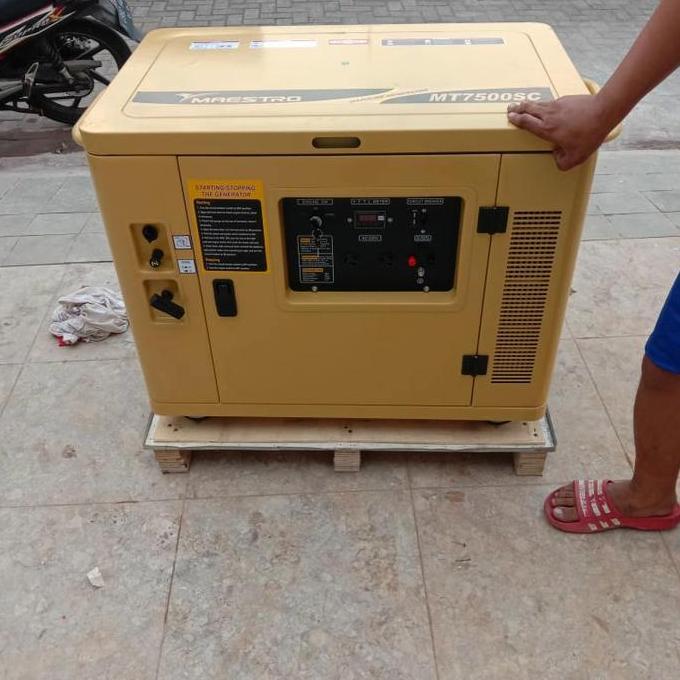 Terlaris Genset Silent 5000 Watt Maestro Mt7500Sc