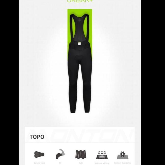 Celana Bib Panjang Mens Monton Urban Topo / Cycling Bib Tights Men