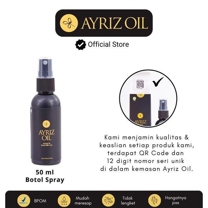 NEW AYRIZ OIL TRAVEL PACK 50ML MINYAK  TERAPI HERBAL , MINYAK TERAPI NUSANTARA ORIGINAL ORI