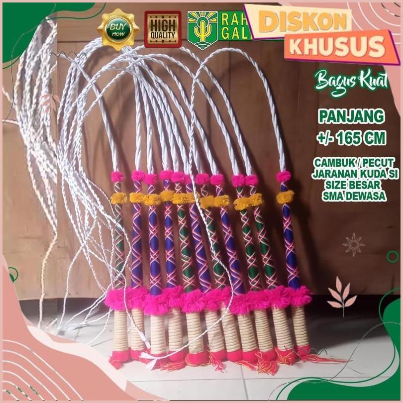 PECUT KUDA JARANAN CAMBUK KUDA LUMPING MAINAN CAMBUK KUDA KEPANG PE5 DSKN11