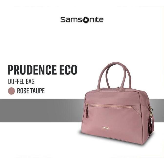 NEW SAMSONITE PRUDENCE ECO DUFFEL ANTIMICROBIAL - ROSE TAUPE ORI