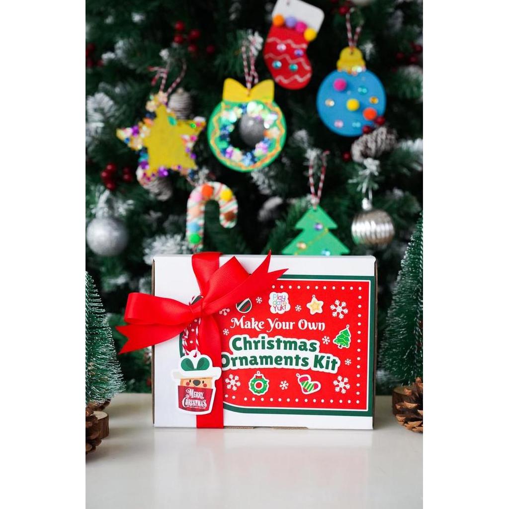 PLAYDATEYUK - Christmas Ornaments Kit/Aktivitas Hampers Natal Anak