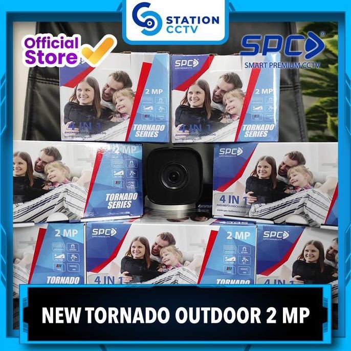 Camera Cctv Spc Tornado / Kamera Cctv Outdoor 2 Mp (Hybrid 4 In 1)