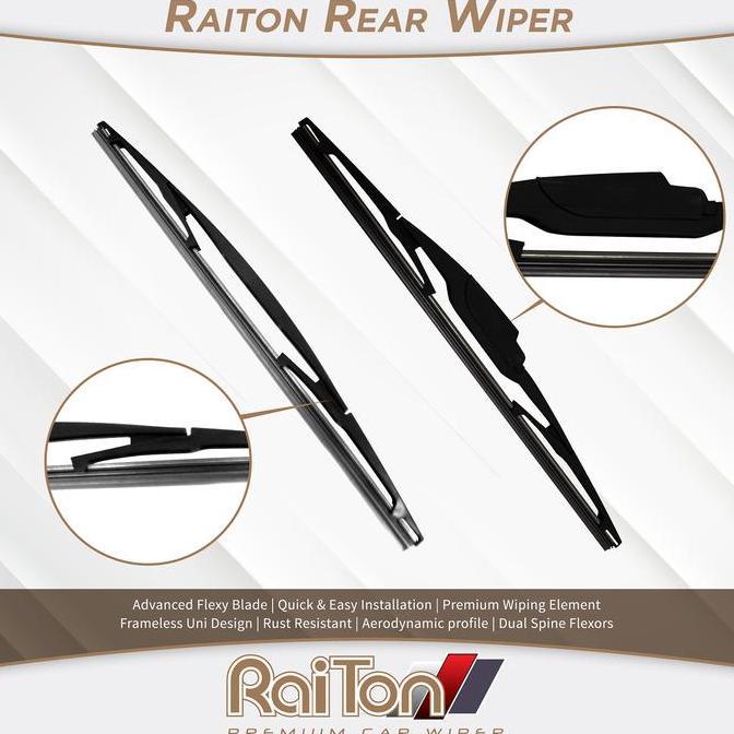 Raiton Wiper Hybrid Kaca Belakang Mobil Honda Civic 2000-2005 14 Inch