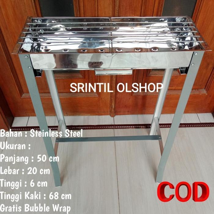 Oy58 Panggangan Sate/Bakaran Sate/Bakaran Ikan/Panggangan Ikan Steinless Steel Terlaris