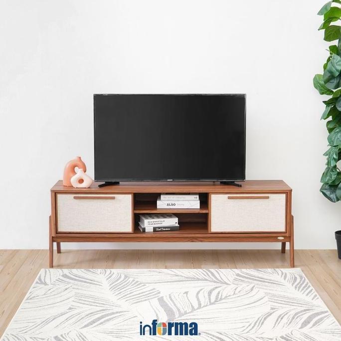 INFORMA VELTON RAK TV - COKELAT WALNUT