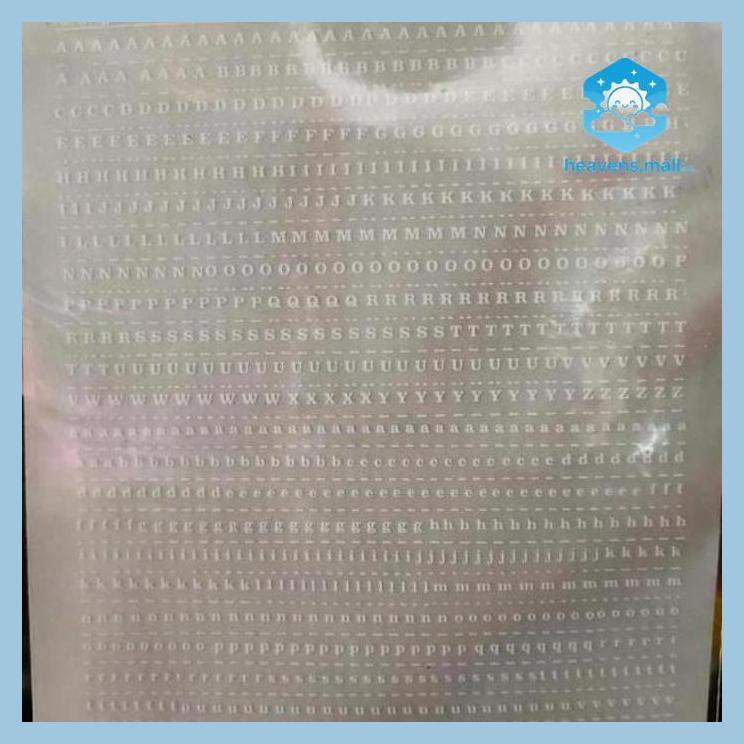 RUGOS HURUF PUTIH 2.2 MM ADA 2 PILIHAN TIPE ( 6Z ATAU 38 M) PILIH SATU ( ALAT TULIS SEKOLAH KANTOR K