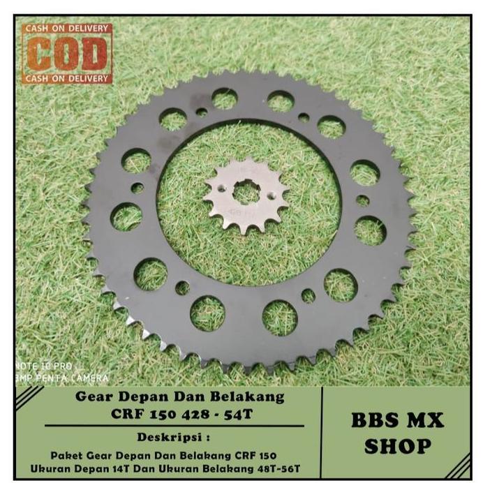 Gear Depan dan Belakang CRF 150 14T-54T