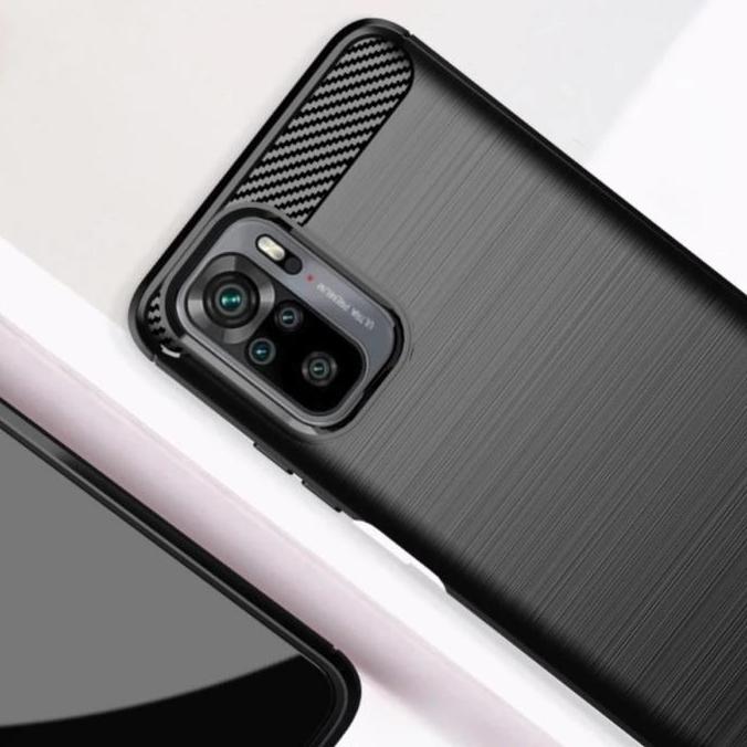Xiaomi redmi note 10s silicon softcase jelly karbon case murah