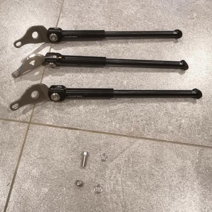 Kickstand standar sepeda SILVEROCK black for Seli Bromp 3sixty