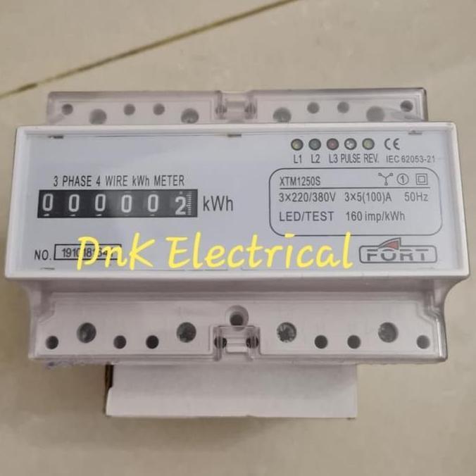TERMURAH - KWH Meter 3 Phase Merk Fort XTM1250S Analog Direct