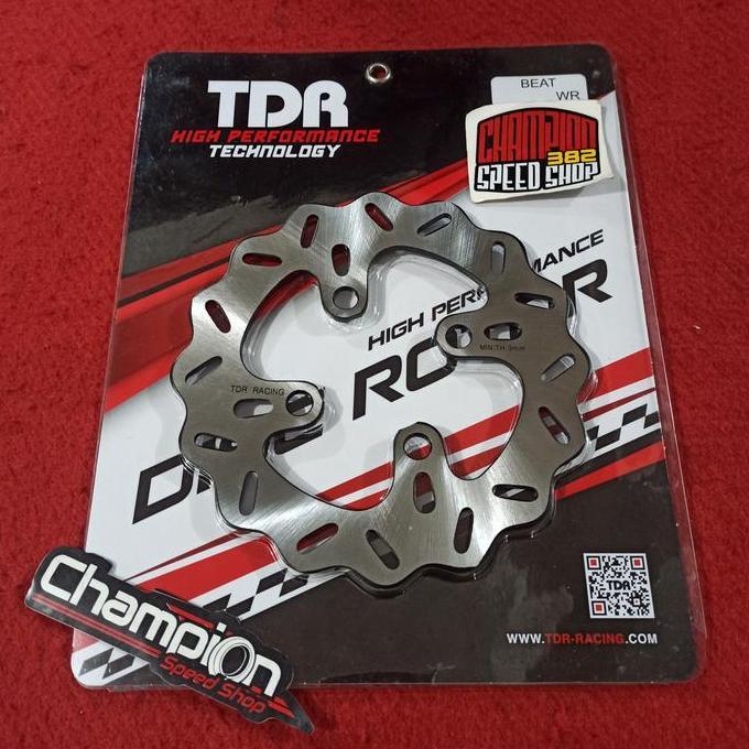 Piringan Cakram Depan TDR Racing Beat Scoopy Vario 110 Karbu FI Spacy