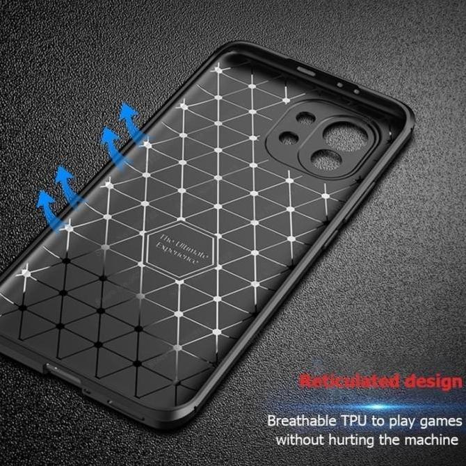 Ready XIAOMI MI11 Lite / MI 11 Lite SOFT CASE FOCUS SILIKON CARBON ORIGINAL
