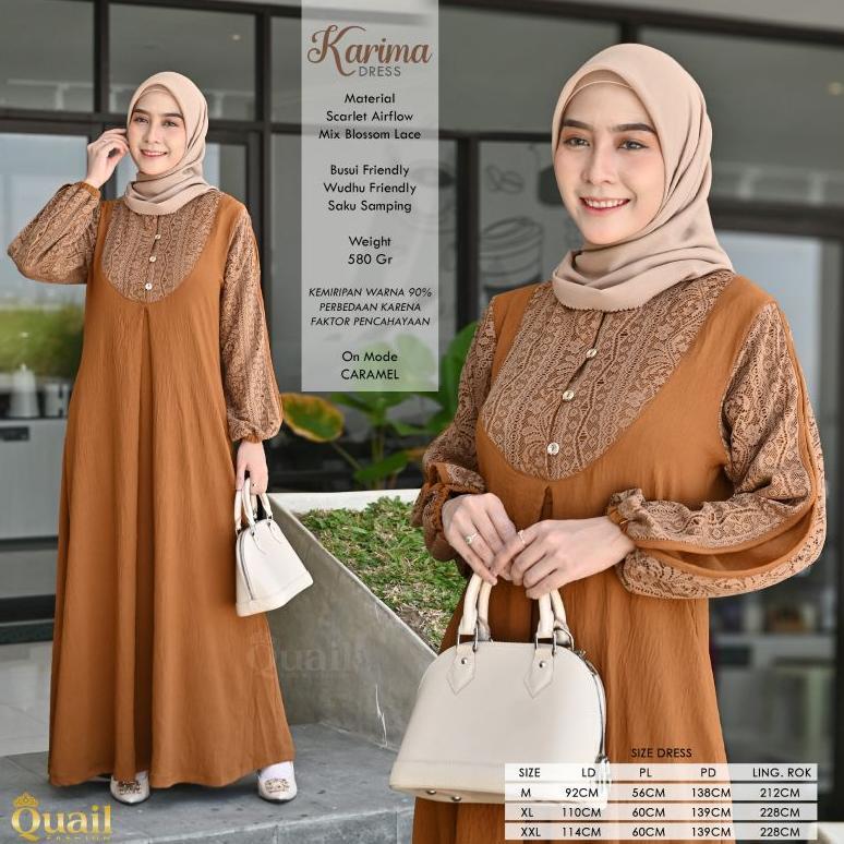 Dress Karima ori Quail Hijab