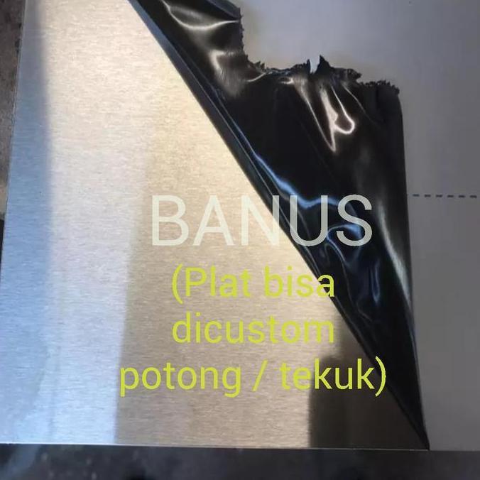 Plat stainless hairline 2 mm / plat stainless hairland HL 2 mm