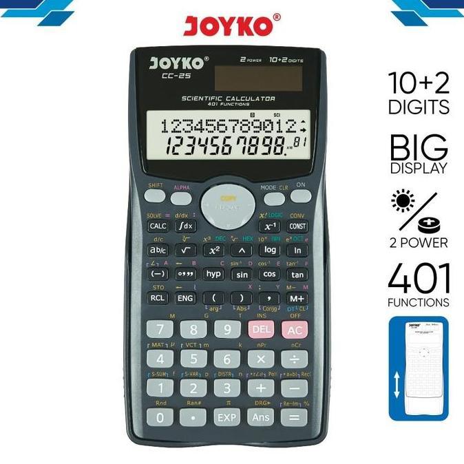 Kalkulator Scientific Joyko CC-25 kalkulator ilmiah