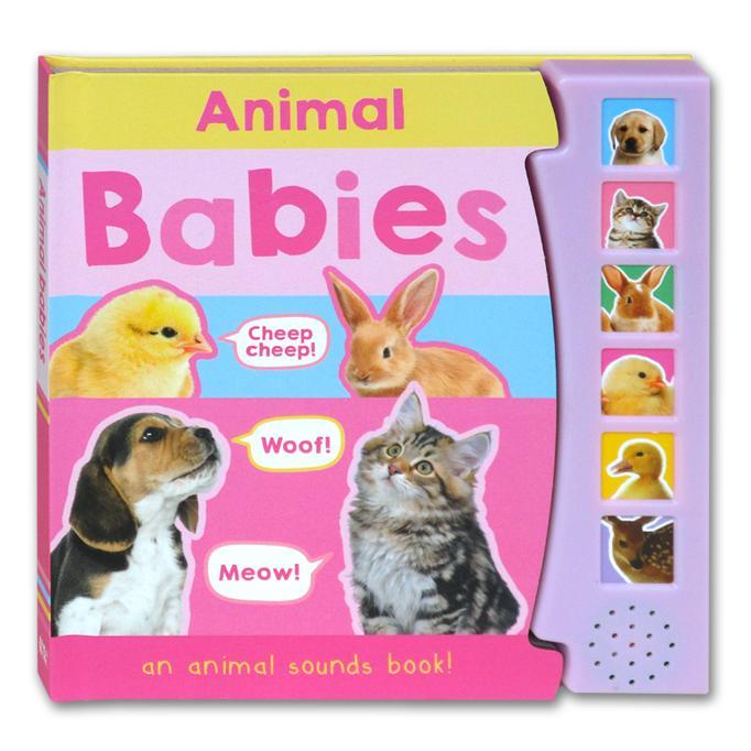 Anggun - [Npp] Ocean / Farm / Animal Babies / Wild - Animal Sound Board Book - Sound Book With 6 But