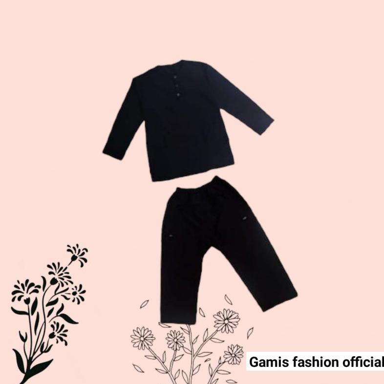 Rose Gold - Baju Setelan Pangsi Anak Termurah  Baju Tradisional Baju Silat Batik Polos Anak - Cuci G