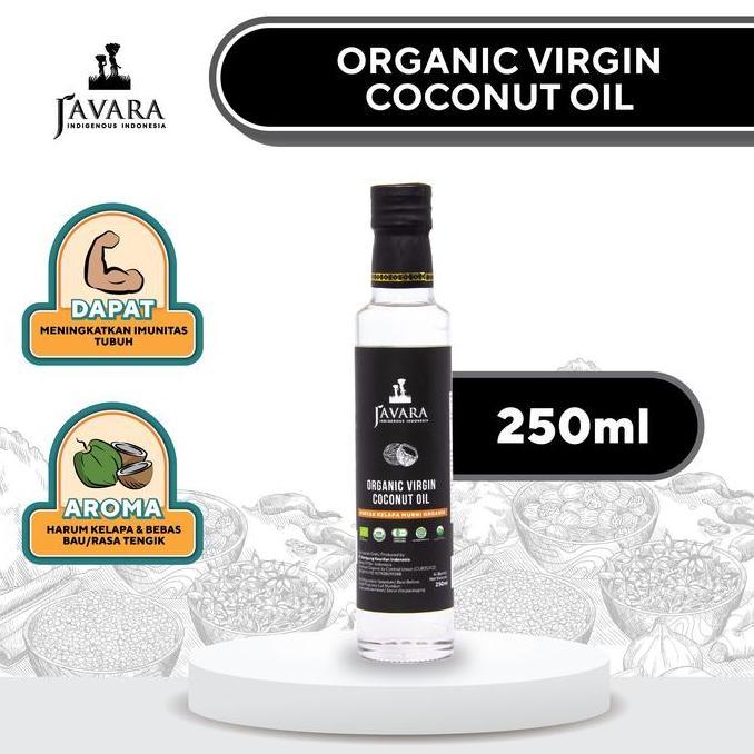 Javara Minyak Kelapa Murni VCO Organik 250ml | Organic Javara Virgin Coconut Oil Minyak VCO 250ml