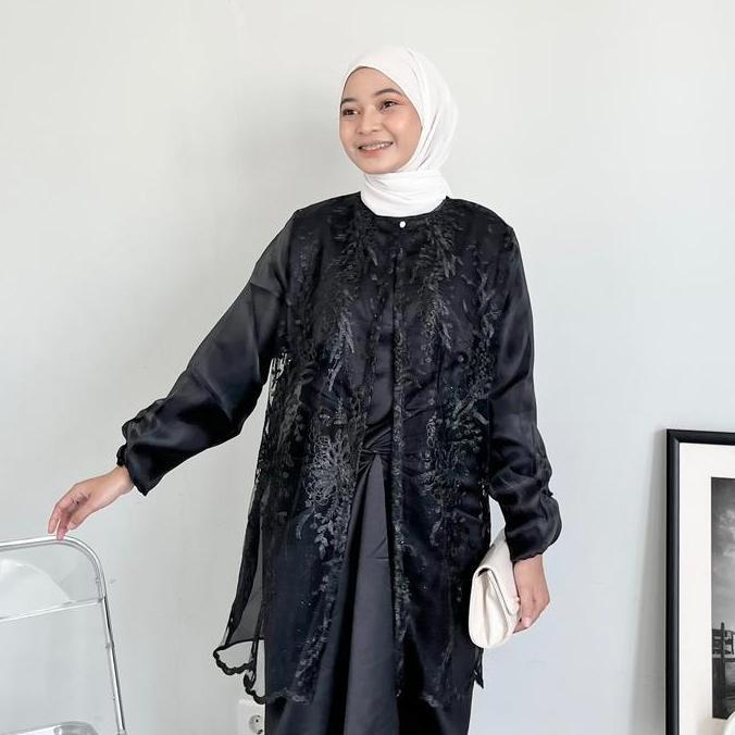 Outer Organza Motif/ Outer Tile Sapto / Outer Organza Bordir Terlaris