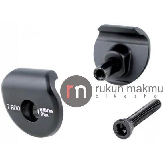 Trek Bontrager 2 Bolt Seatpost Part Saddle Clamp Ear 7 x 7 mm For Rail Alloy Aluminum / Titanium / B