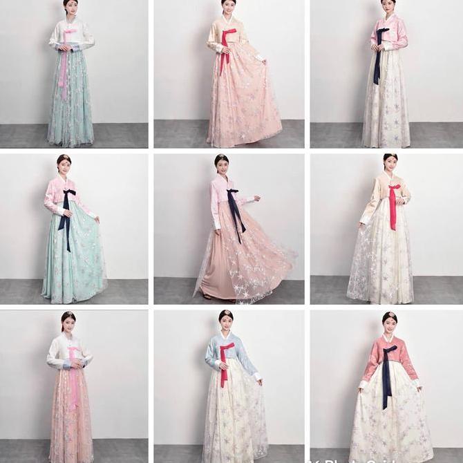 Dress baju negara korea wanita dewasa | korean hanbok adult costume BIM
