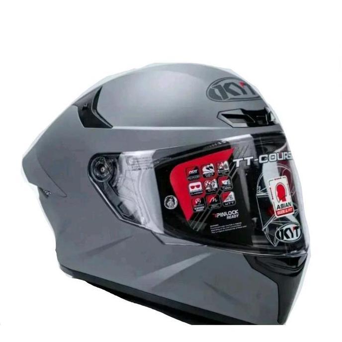Terlaris Helm Kyt Tt Course Solid Standar / Helm Kyt Tt Corse Paket Ganteng Standar Sni Dan Dot Helm