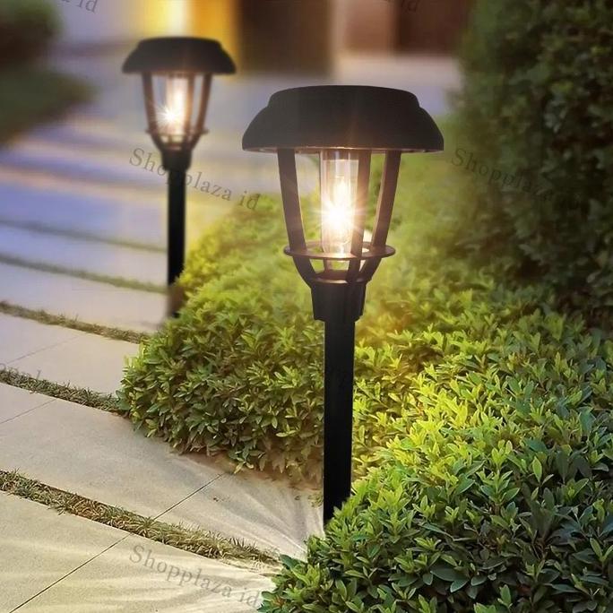 Lampu Taman Solar Cell Sensor Lampu Lampion Taman Tancap Garden Light TER