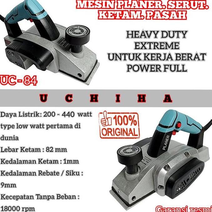 Qohahruns - Planner Uc-84 Uchiha Mesin Serut Kayu Planer Ketam Original