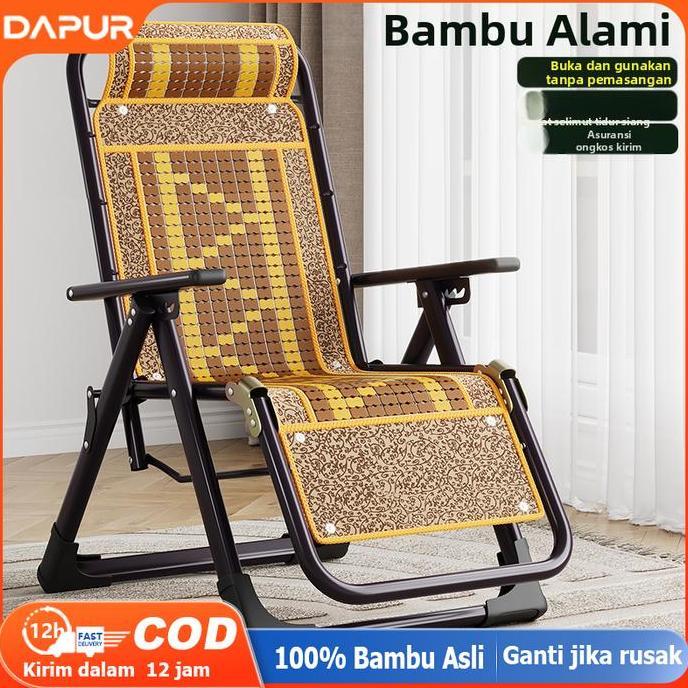 Terlaris [Dh]Kayu Kursi Kayu Tempat Tidur Kursi Dapat Dilipat Kursi Rumah Santai Malas Istirahat Kur