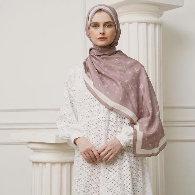 KHANAAN + MONOGRAM PASHMINA + PURPLE ICE