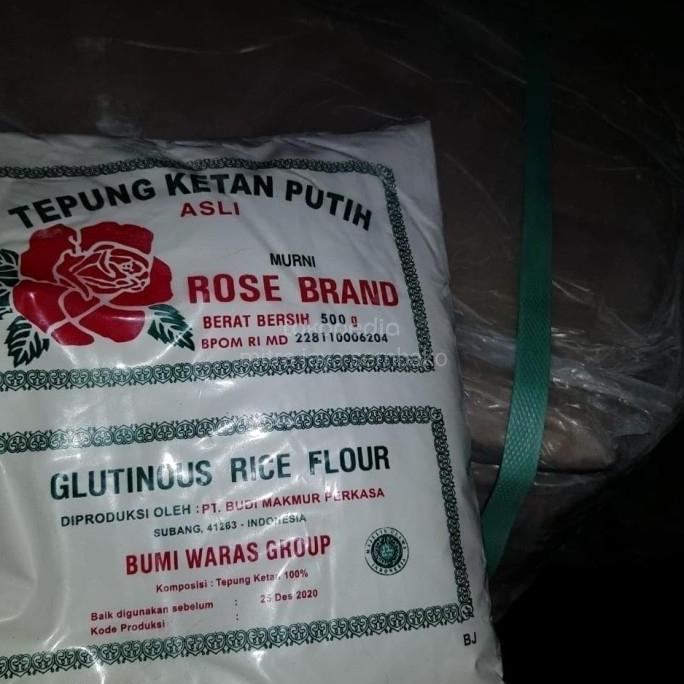 Grosir Gosend/ Grab Tepung Ketan - Rose Brand - 1/2 Kg